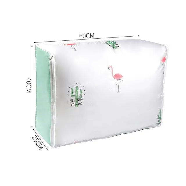 1 PC Wardrobe Closet Organizer bag for clothes blanket and quilt under bed closet