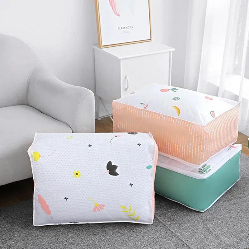 1 PC Wardrobe Closet Organizer bag for clothes blanket and quilt under bed closet