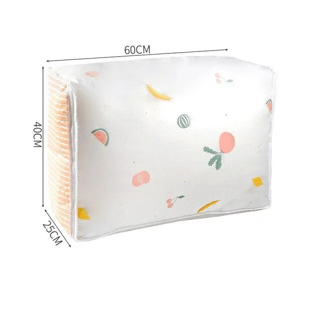 1 PC Wardrobe Closet Organizer bag for clothes blanket and quilt under bed closet