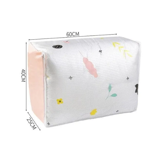 1 PC Wardrobe Closet Organizer bag for clothes blanket and quilt under bed closet