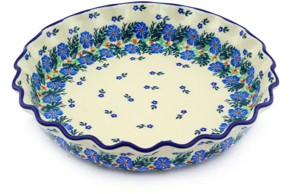 10" Fluted Pie Dish - Superb Theme