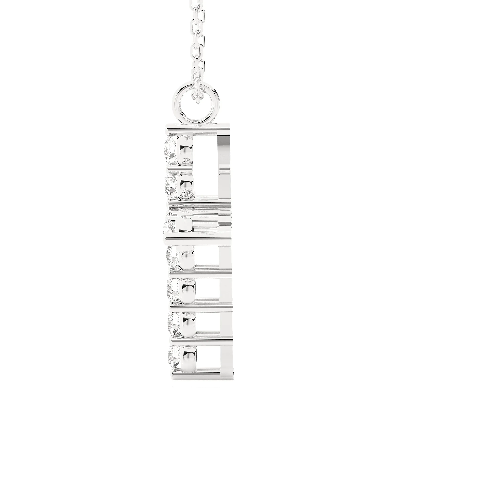 1/3  ctw Round Lab Grown Diamond Cross Pendant