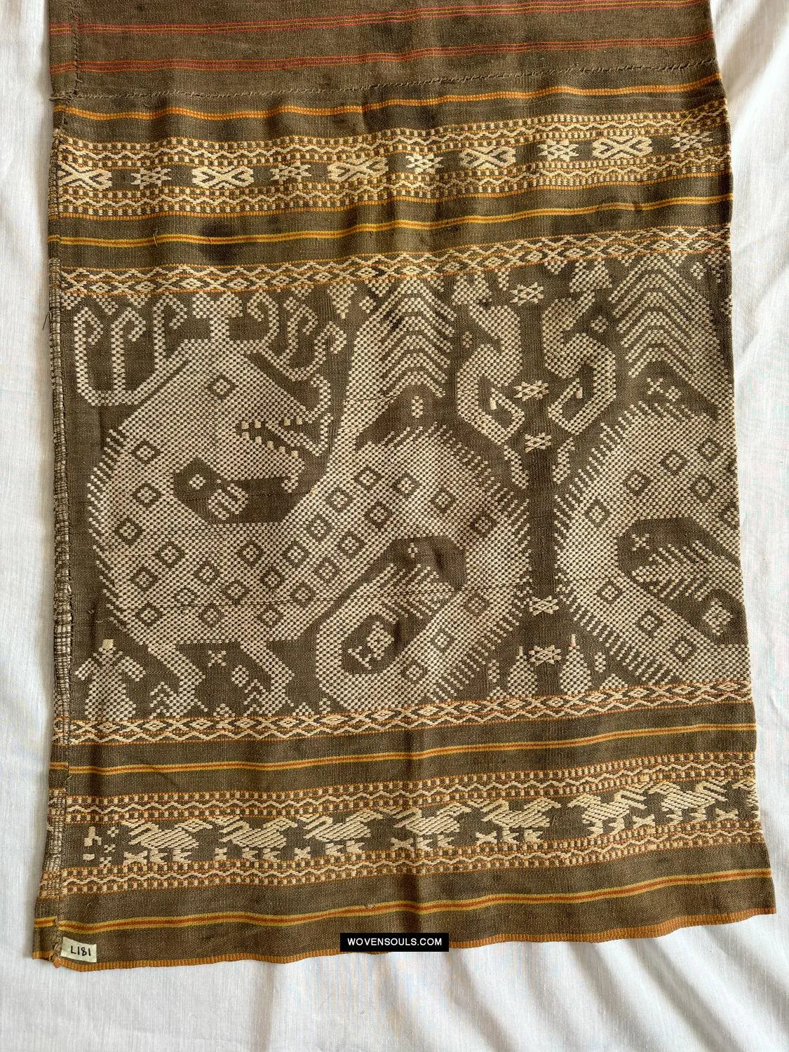 1817 SOLD Superb Old Sumba Ceremonial Woven Sarong