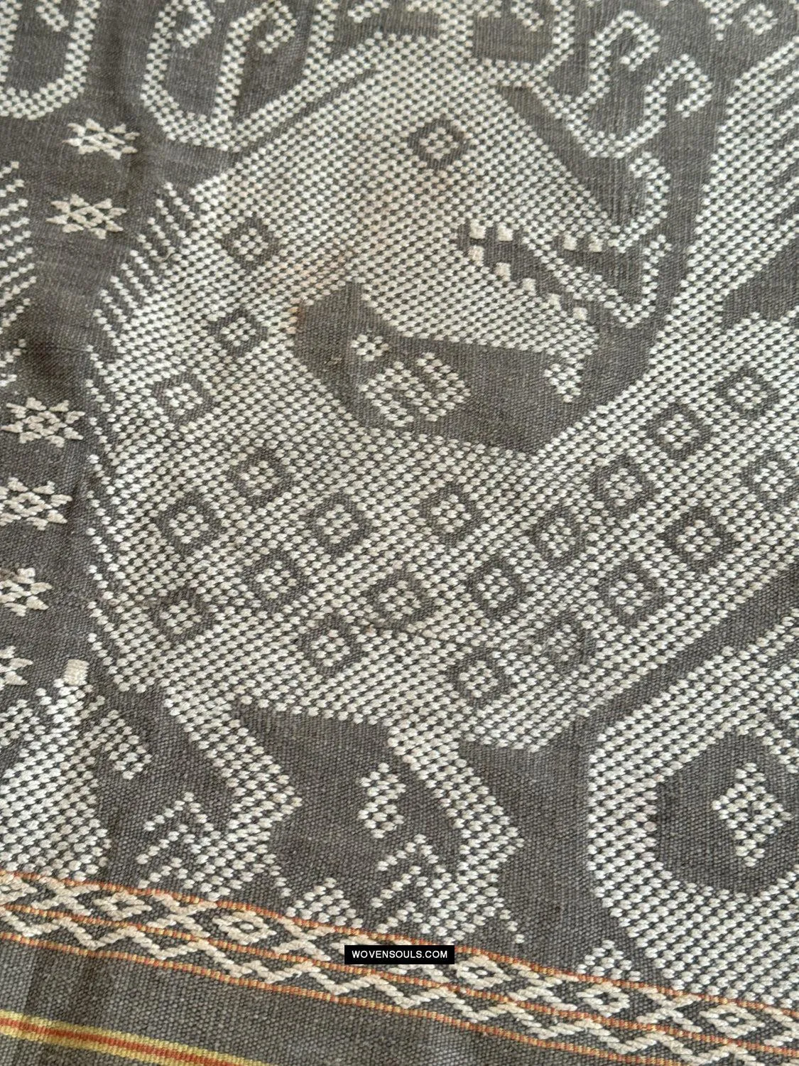 1817 SOLD Superb Old Sumba Ceremonial Woven Sarong