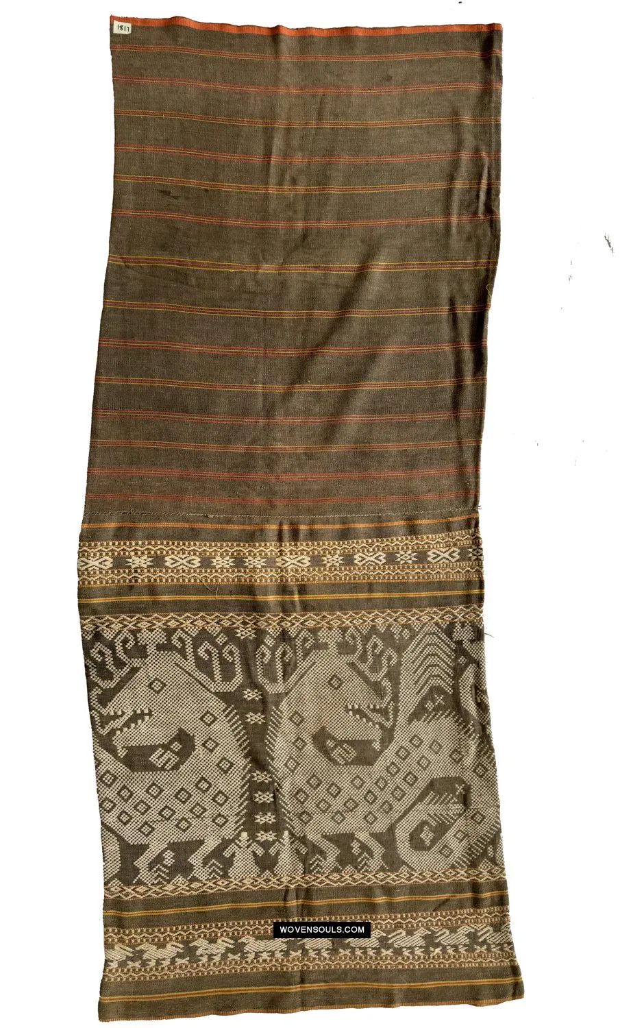 1817 SOLD Superb Old Sumba Ceremonial Woven Sarong