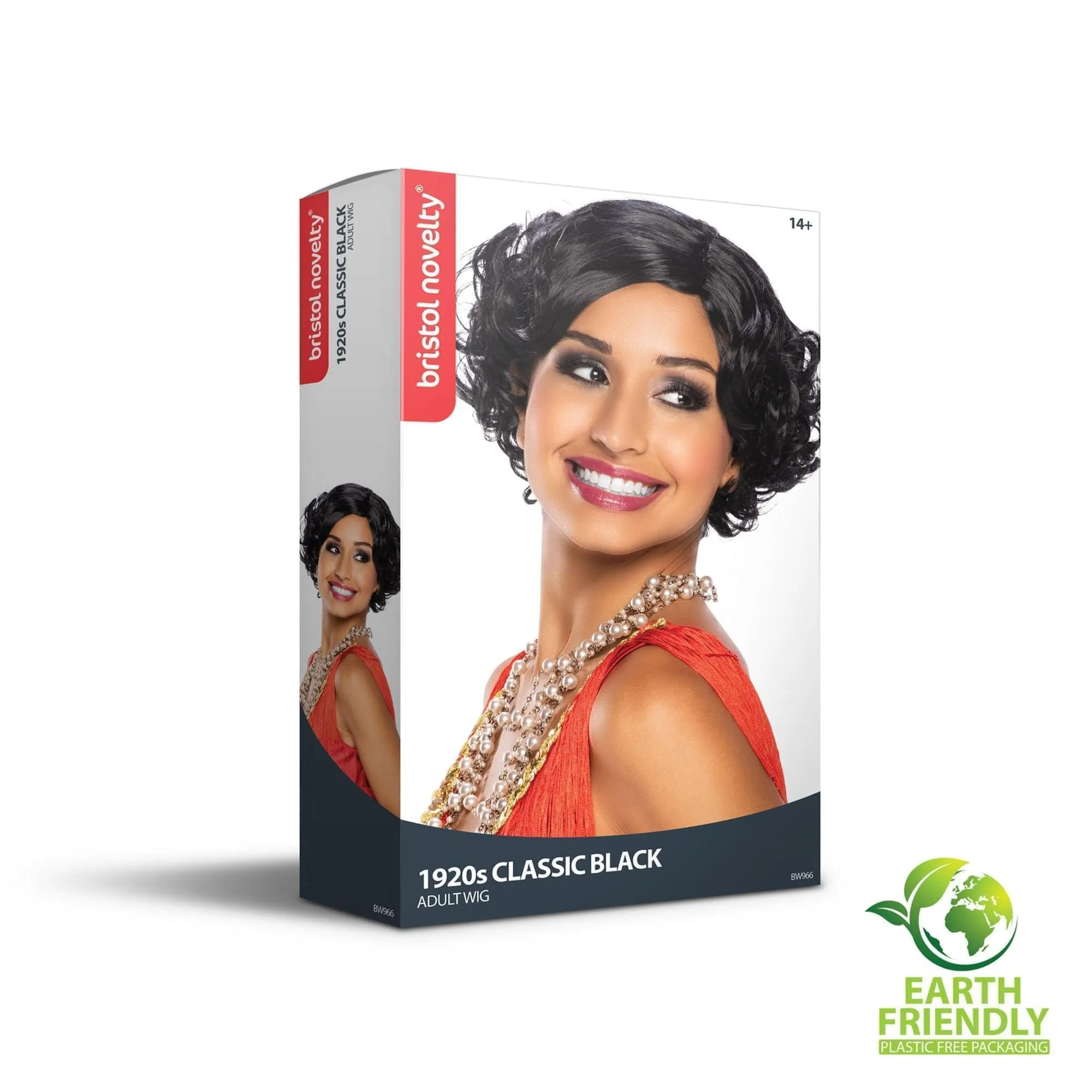 1920s Classic Black Wig