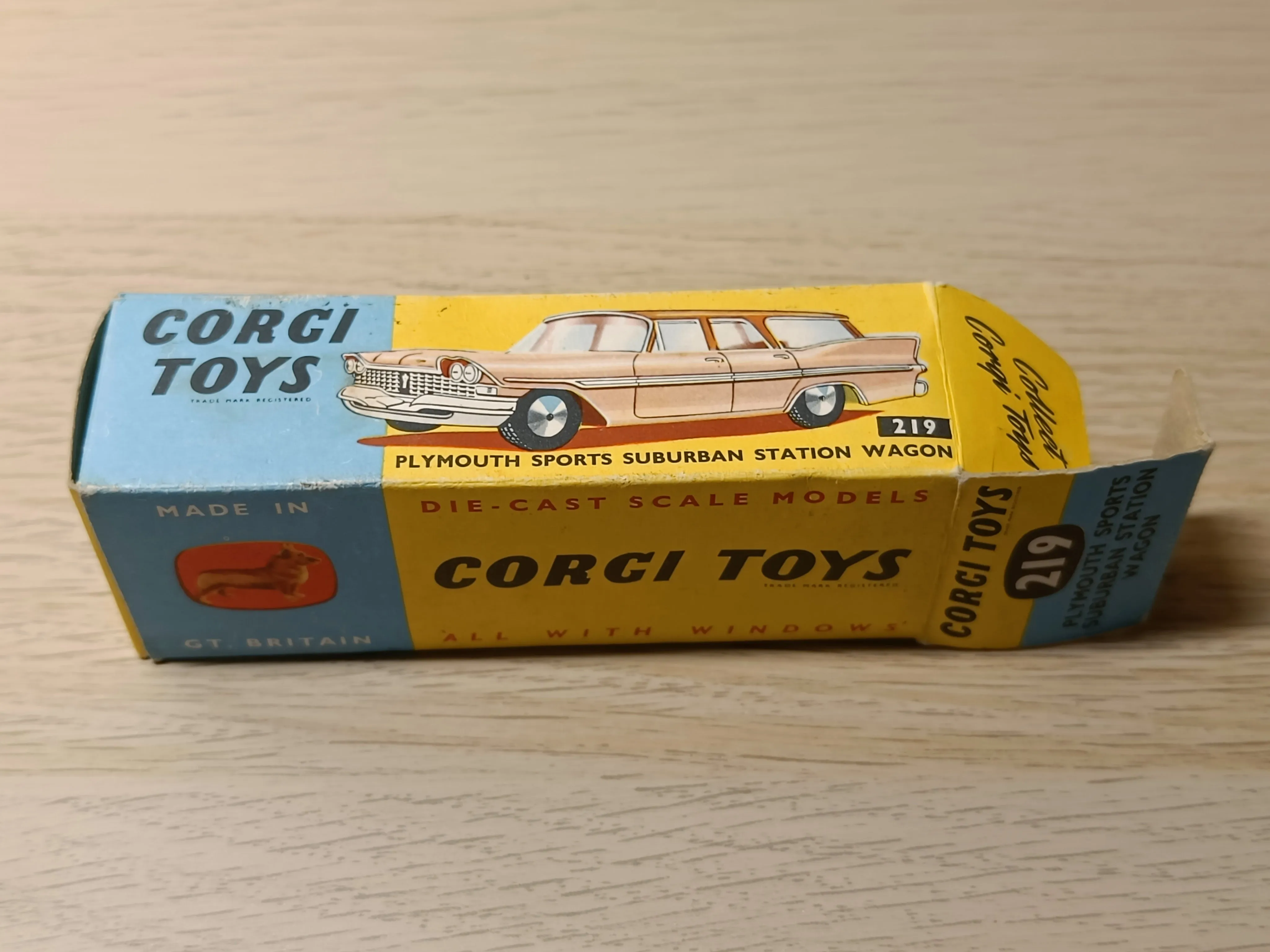 219 Plymouth Suburban Station Wagon (grey base)   original box