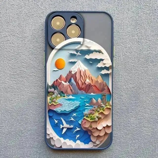 3D Beautiful Landscape Art Case (For iPhones)