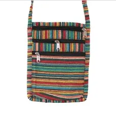 4-Zipper Baja Pattern Mini Crossbody Bag