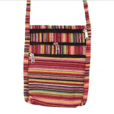 4-Zipper Baja Pattern Mini Crossbody Bag