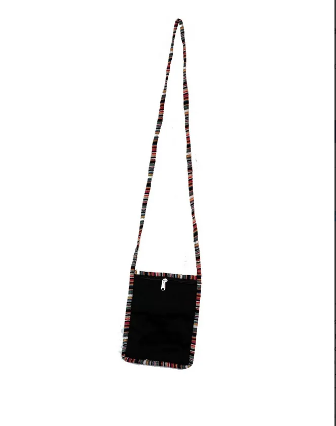 4-Zipper Baja Pattern Mini Crossbody Bag