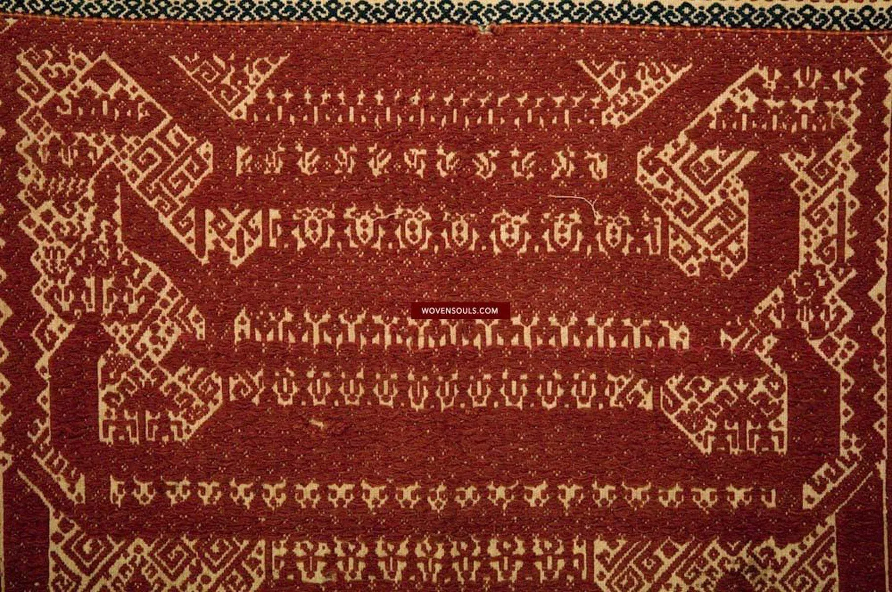 522 Old Tampan Ship Cloth with Superb Drawing