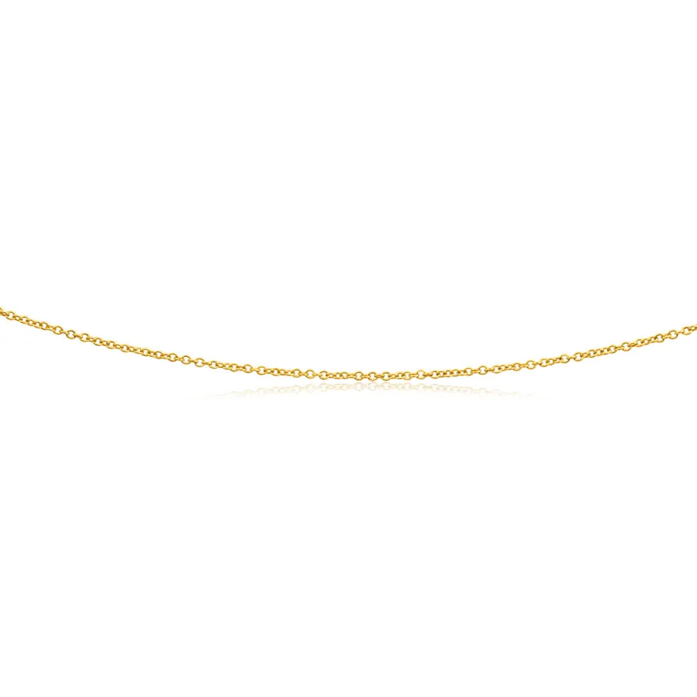 9ct Superb Yellow Gold Silver Filled Belcher Chain