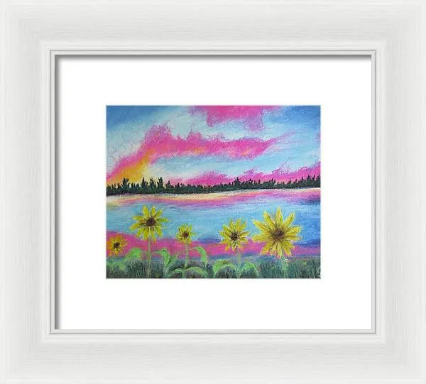 A Flower Fantasy - Framed Print