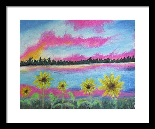 A Flower Fantasy - Framed Print