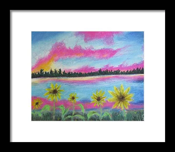 A Flower Fantasy - Framed Print