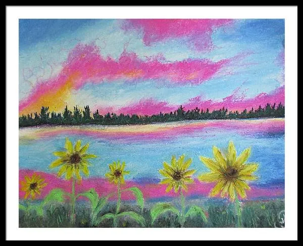 A Flower Fantasy - Framed Print