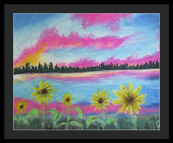 A Flower Fantasy - Framed Print