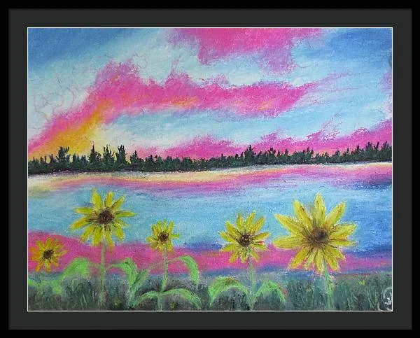 A Flower Fantasy - Framed Print