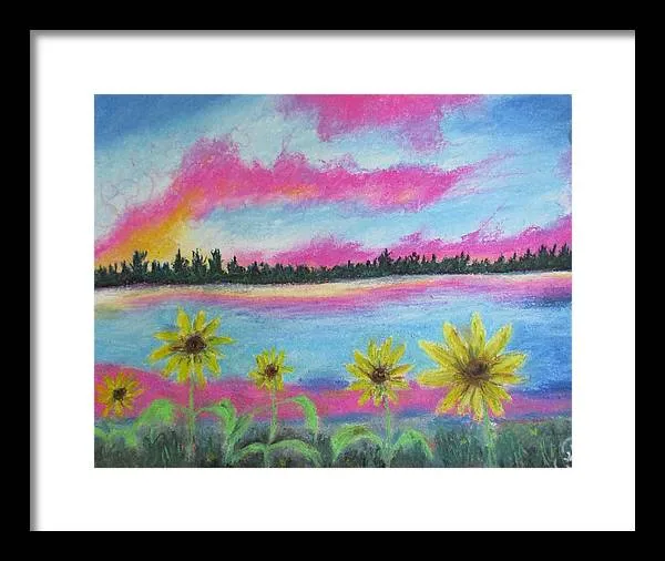 A Flower Fantasy - Framed Print