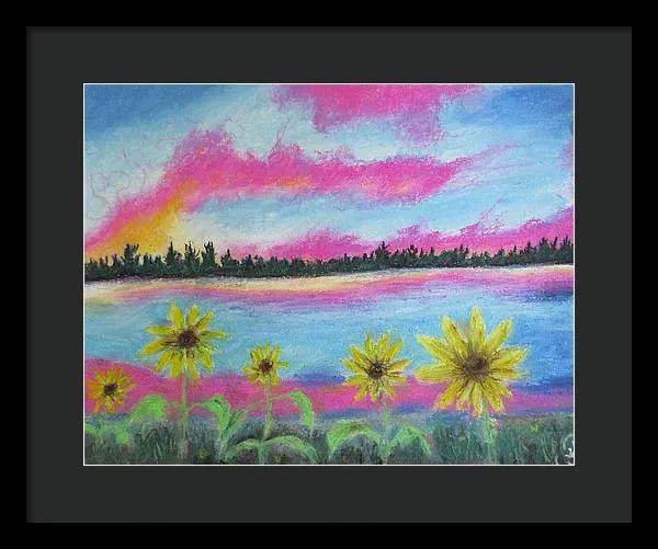 A Flower Fantasy - Framed Print