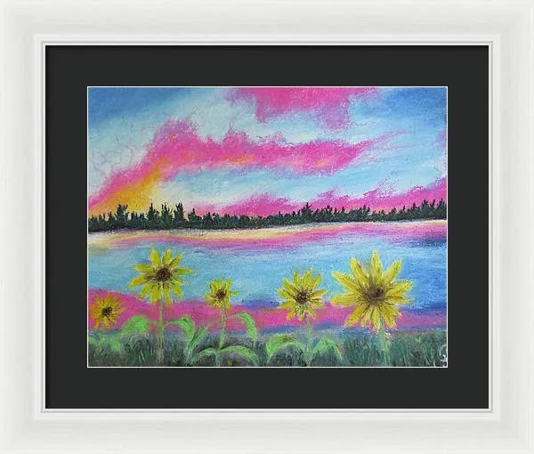 A Flower Fantasy - Framed Print
