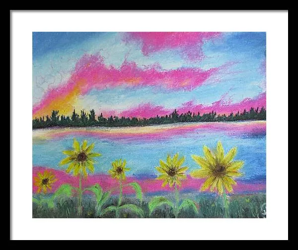 A Flower Fantasy - Framed Print