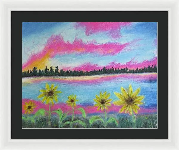 A Flower Fantasy - Framed Print