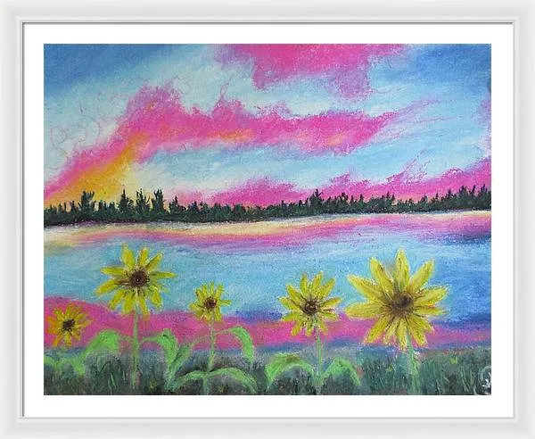 A Flower Fantasy - Framed Print
