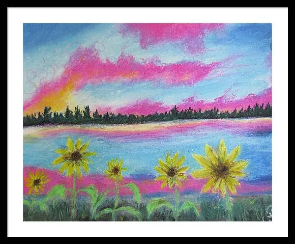 A Flower Fantasy - Framed Print