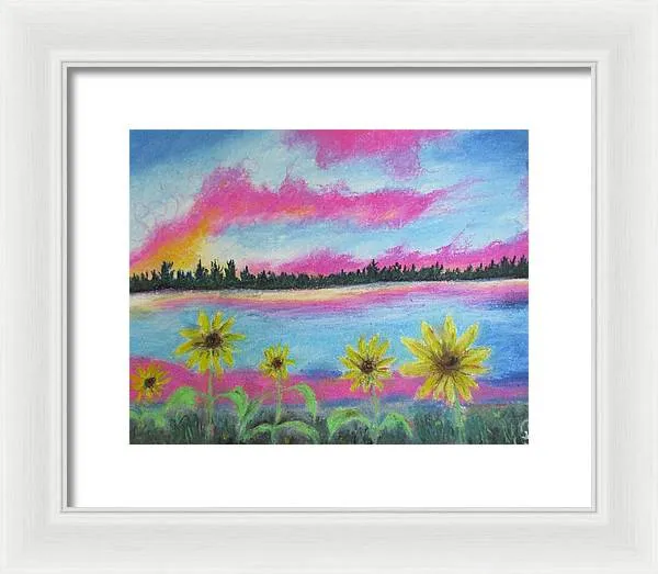 A Flower Fantasy - Framed Print