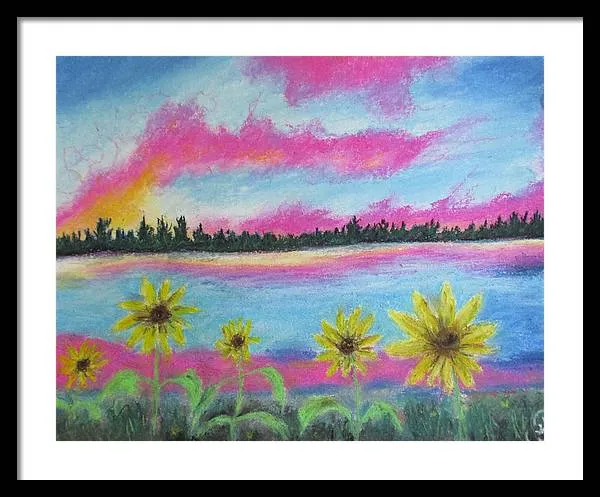 A Flower Fantasy - Framed Print