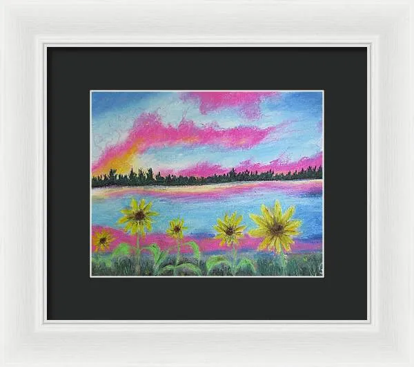 A Flower Fantasy - Framed Print