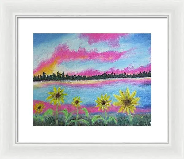 A Flower Fantasy - Framed Print