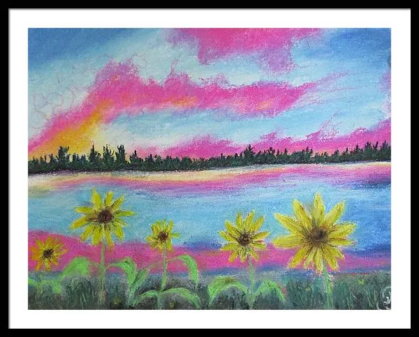 A Flower Fantasy - Framed Print