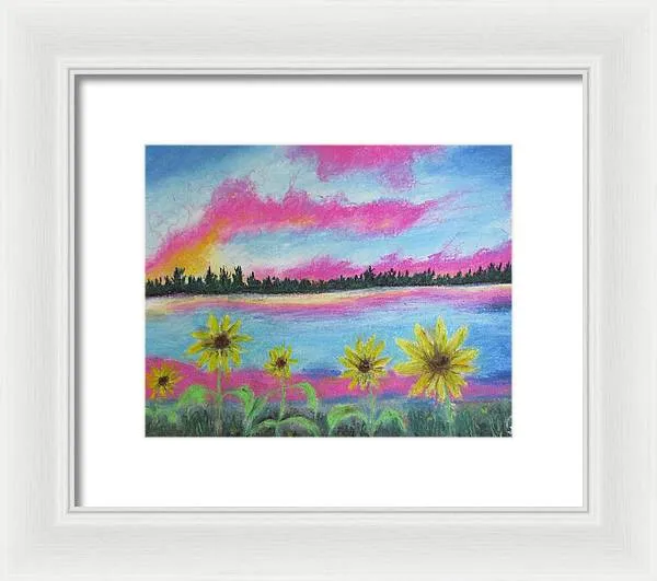 A Flower Fantasy - Framed Print