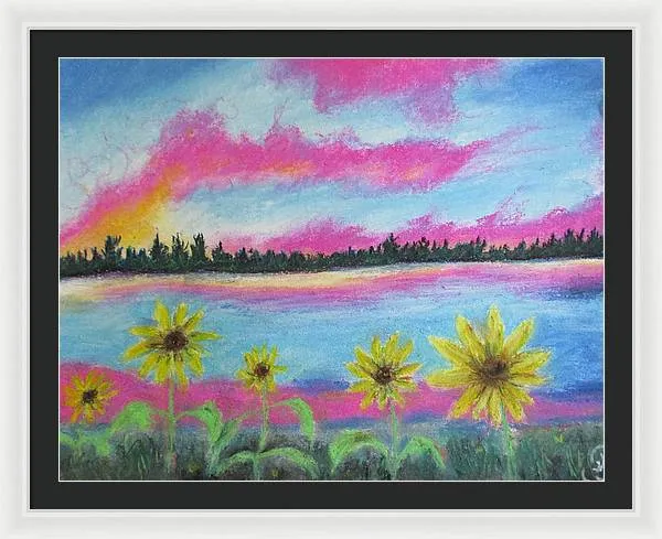A Flower Fantasy - Framed Print