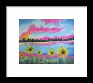 A Flower Fantasy - Framed Print
