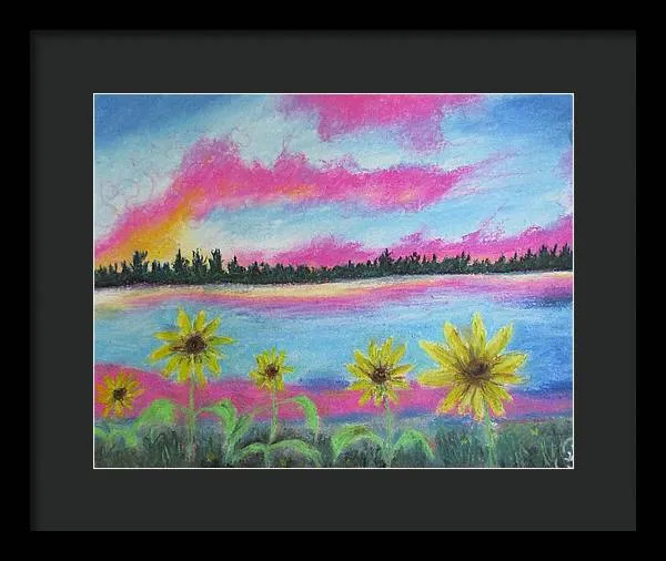 A Flower Fantasy - Framed Print