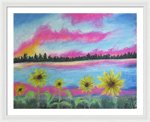 A Flower Fantasy - Framed Print