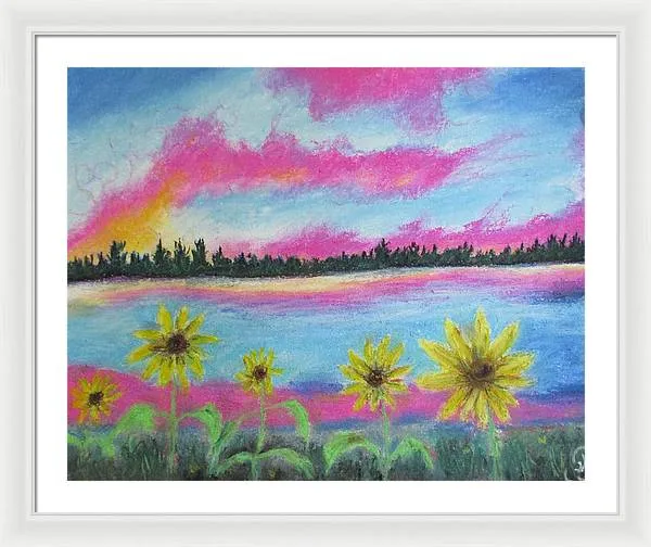 A Flower Fantasy - Framed Print