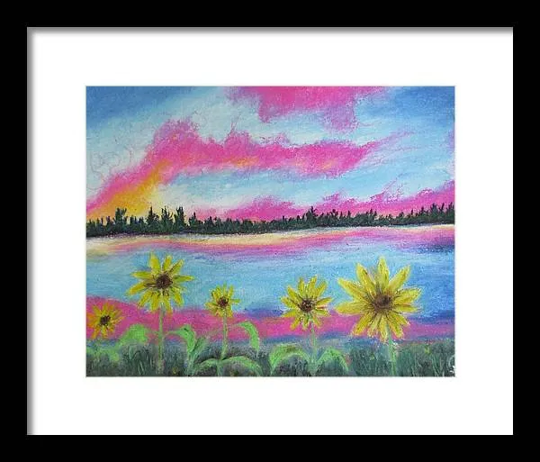 A Flower Fantasy - Framed Print