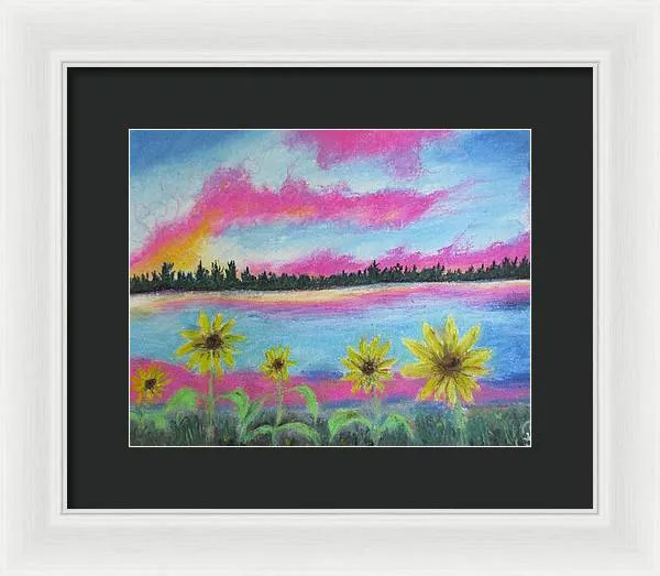A Flower Fantasy - Framed Print