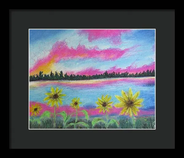A Flower Fantasy - Framed Print