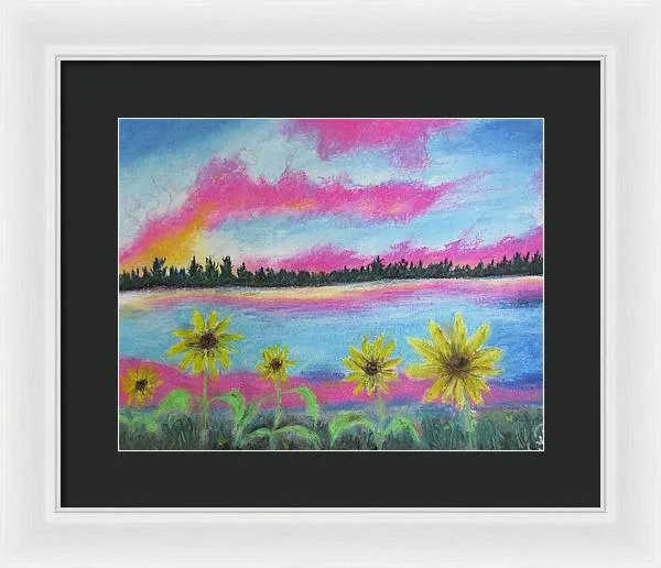 A Flower Fantasy - Framed Print