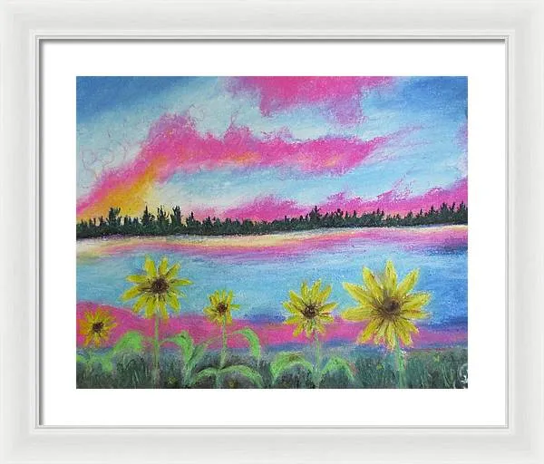A Flower Fantasy - Framed Print