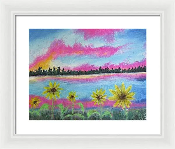 A Flower Fantasy - Framed Print