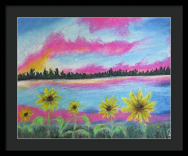 A Flower Fantasy - Framed Print