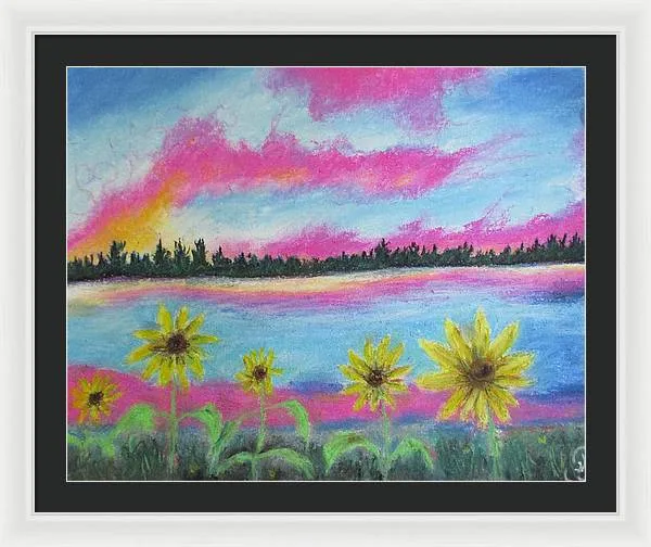 A Flower Fantasy - Framed Print