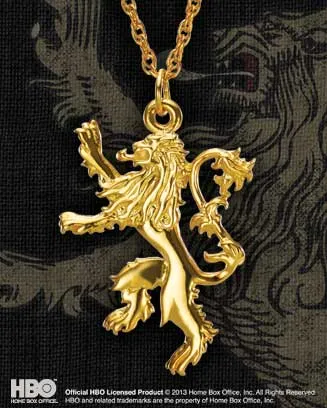 A Game of Thrones - Lannister Golden Pendant